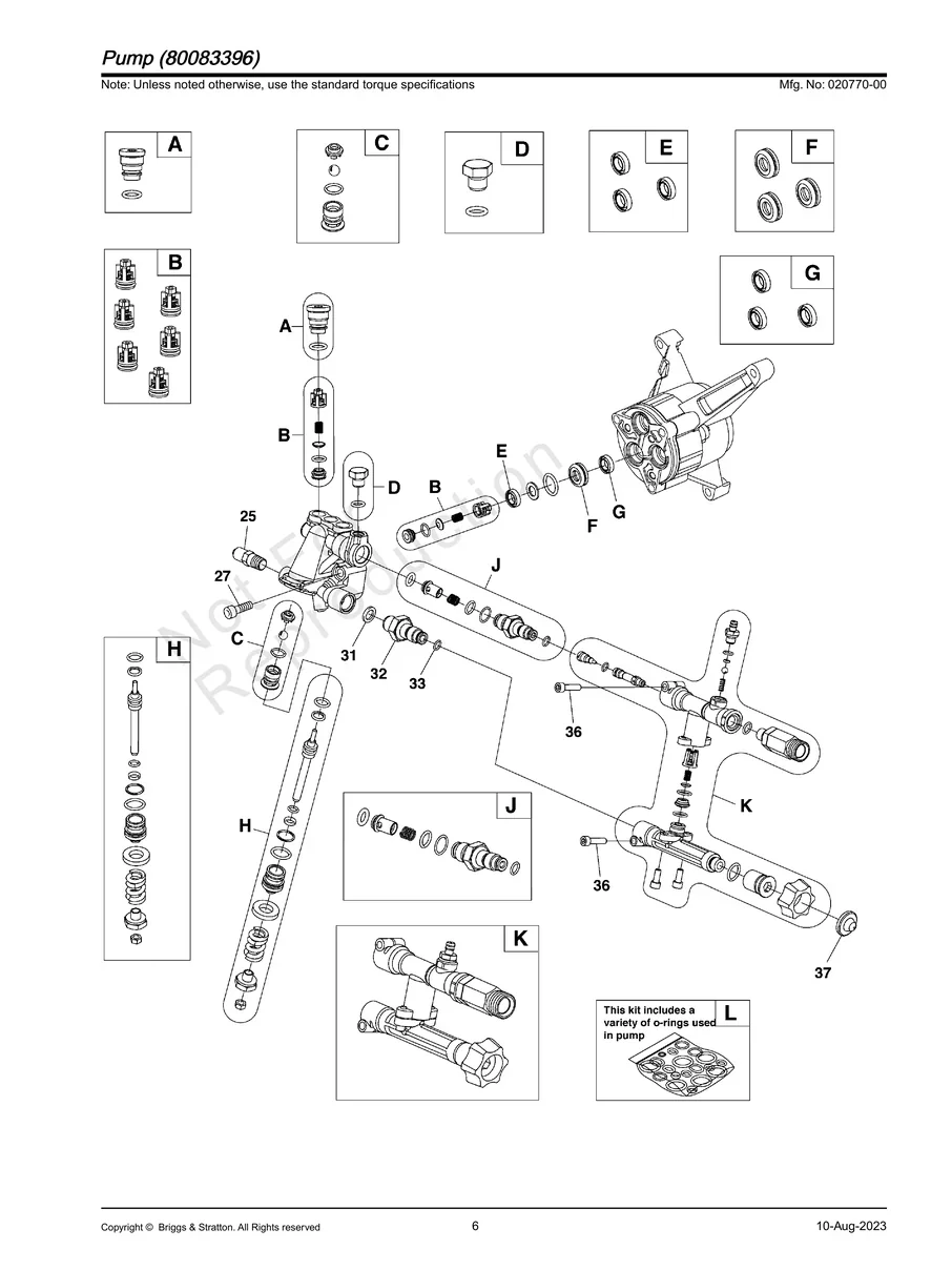 BRIGGS AND STRATTON, 020770-00, IPL.6